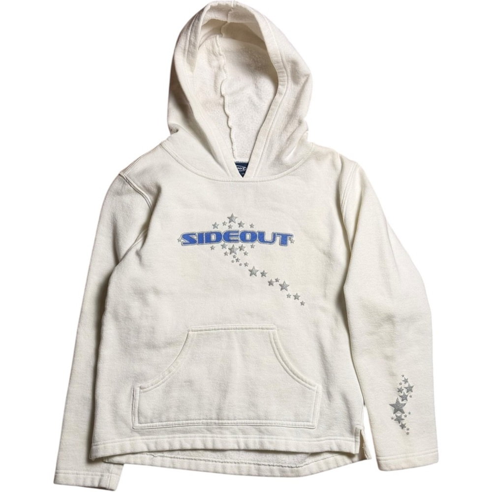 Sideout Y2K Vintage Silver Star Skate Hoodie